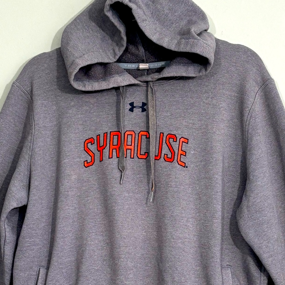 *Under Armour gray Syracuse hoodie L